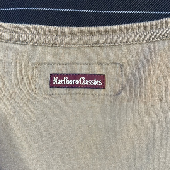 T-shirt Vintage Marlboro Années 90 - Taille XL Bleu, Neuf Sans étiquettes